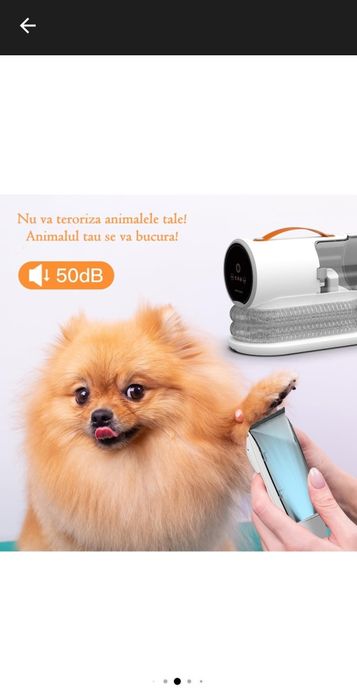 Vând aparat tuns si aspirat animale