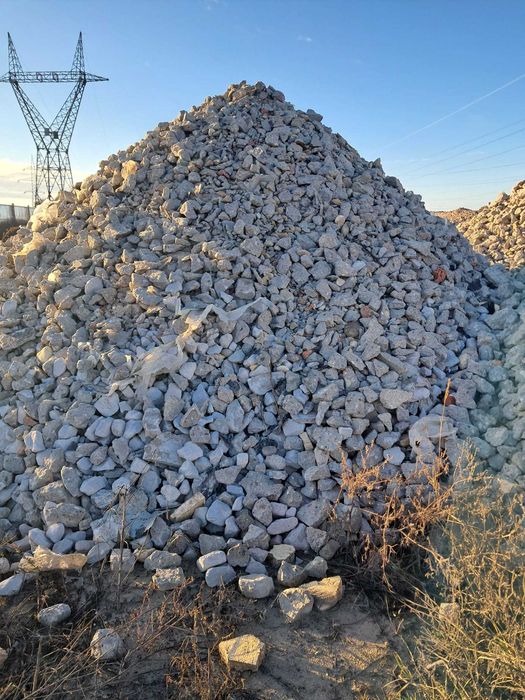 Beton concasat - material umplutura, drumuri, platforme