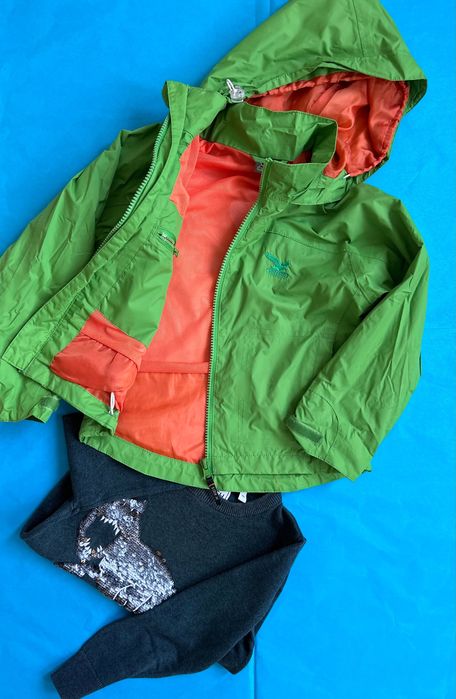 Salewa детско пролетно яке и пуловер с динозавър 3/4 години