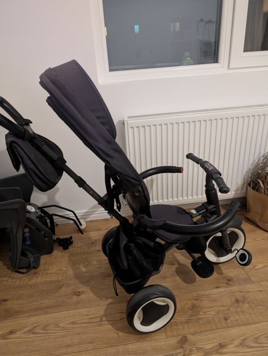 Tricicleta pliabila QPlay Rito+, Negru