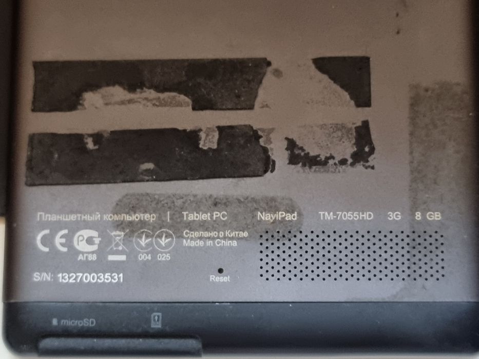 Планшет teXet NaviPad TM-7055HD на запчасти ehtiyot qismlar uchun