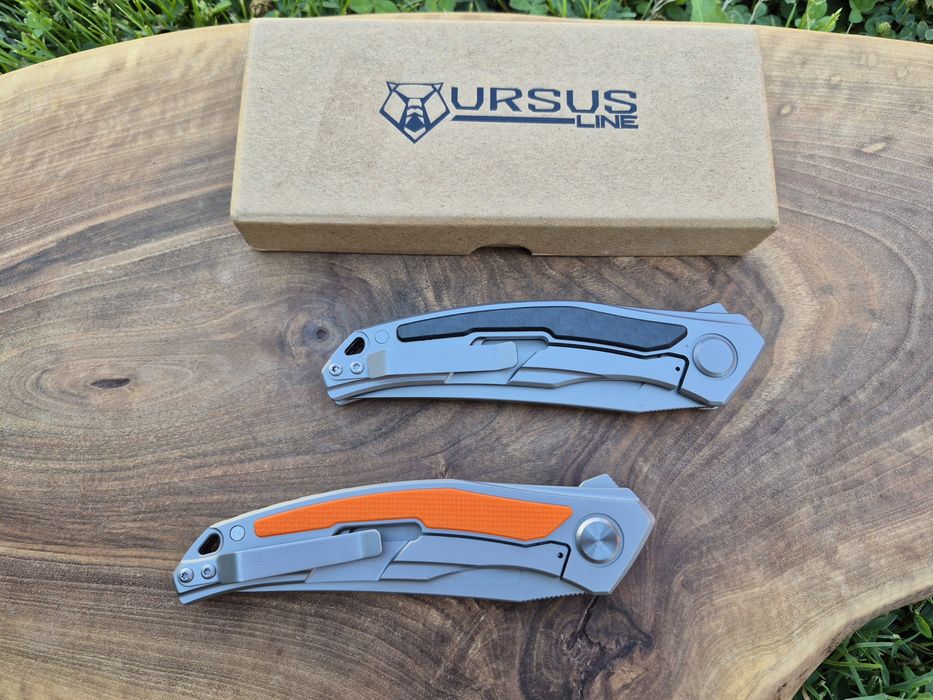 Сгъваем нож Shirogorov Quantum Ursus Lone,Cromax PM,два цвята,SH204