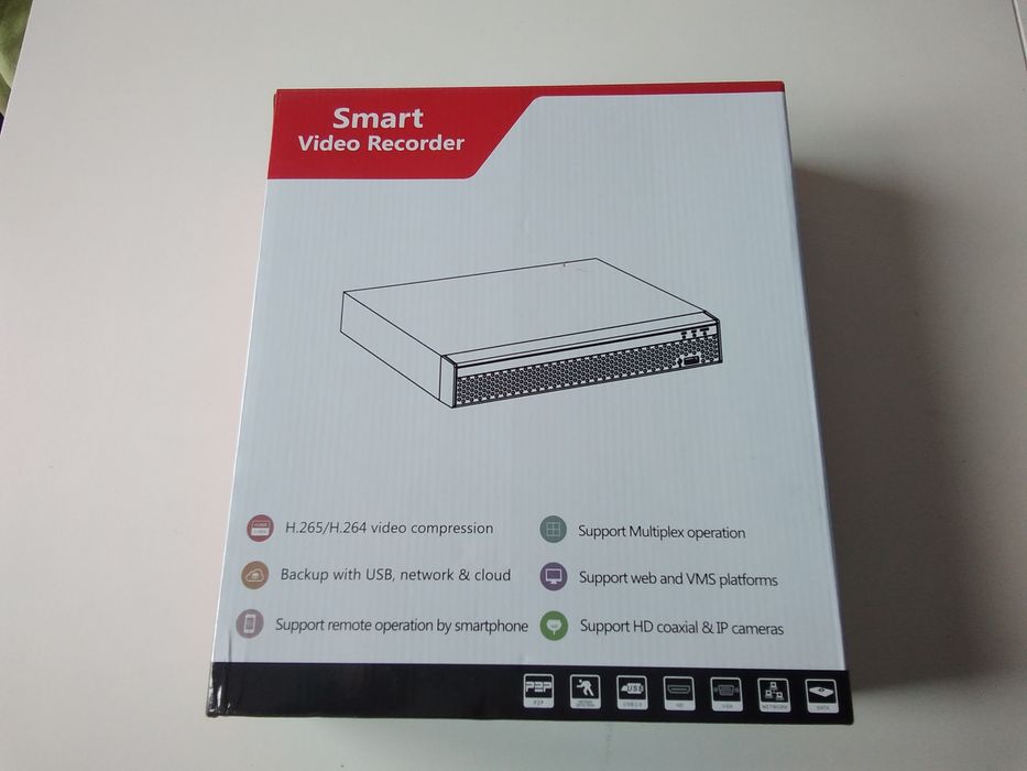 4 HD канален Смарт  видео рекордер  за 4 HD камери перфектен