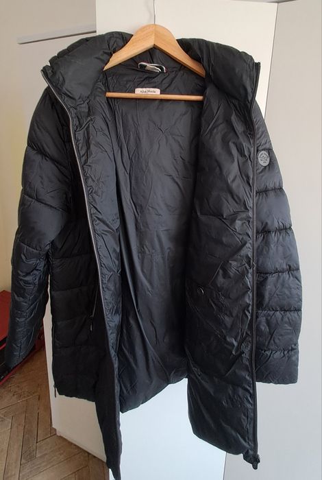 Geaca iarna femei Alba Moda cu guler blana si captusita cu puf de gasc