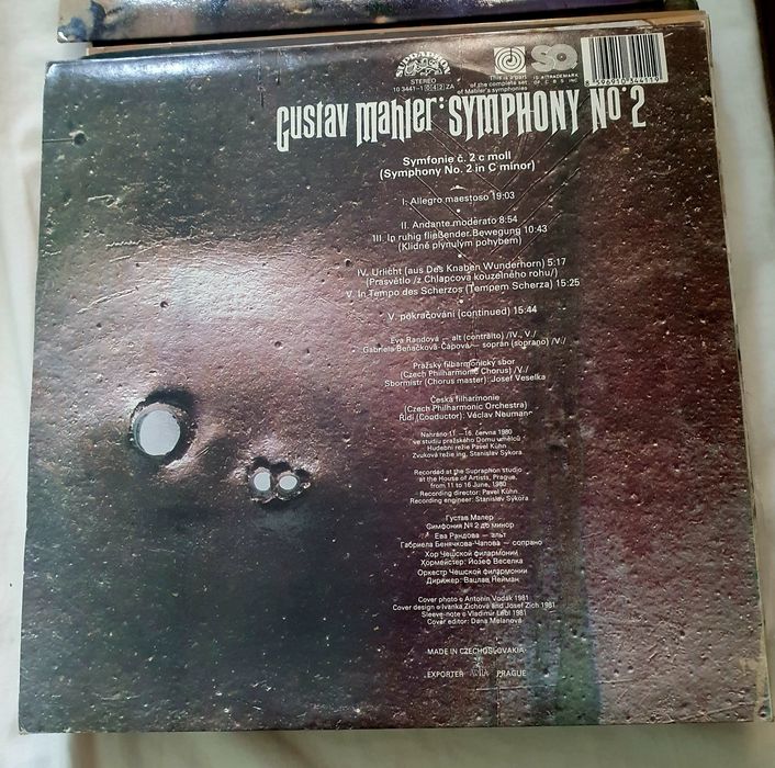 Discuri vinil  Gustav Mahler