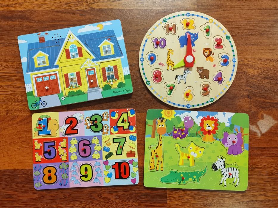 Puzzle de lemn pentru copii