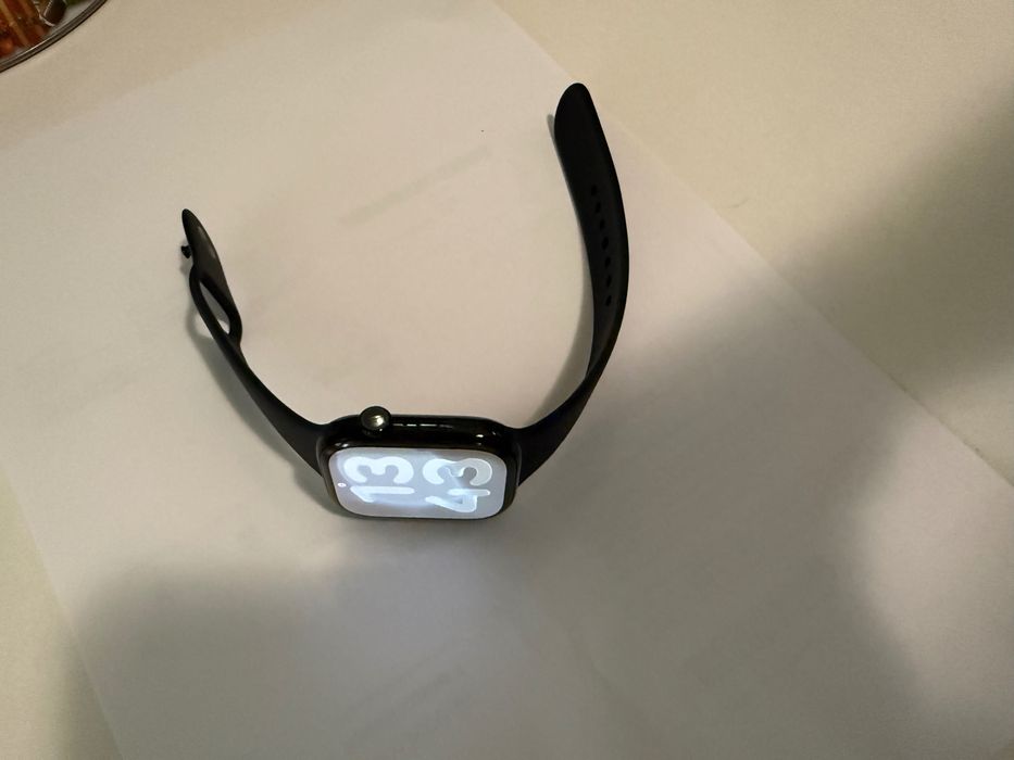 Apple Watch 11 GPS + Cellular,  Aluminium 46mm, Black Sport Band - M