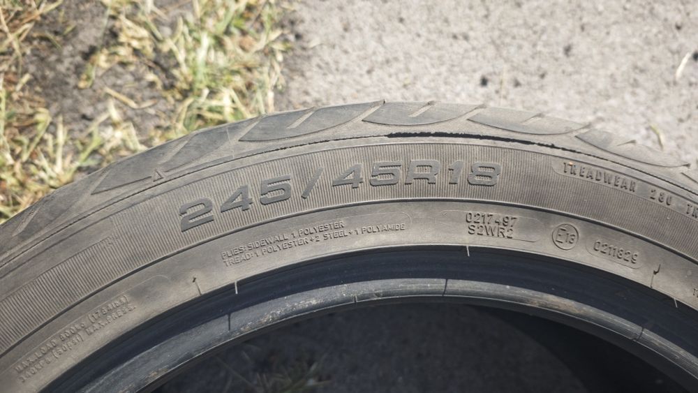 4 бр. 245х45х18 Fulda sport control летни