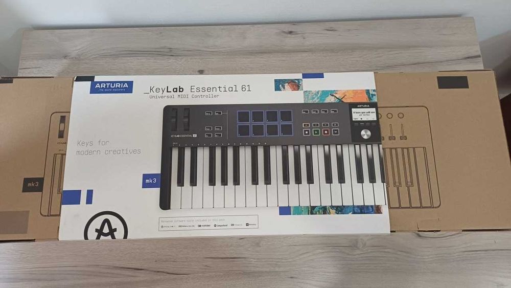 MIDI-клавиатура Arturia KeyLab Essential 61 mk3 USB-TIPE-C