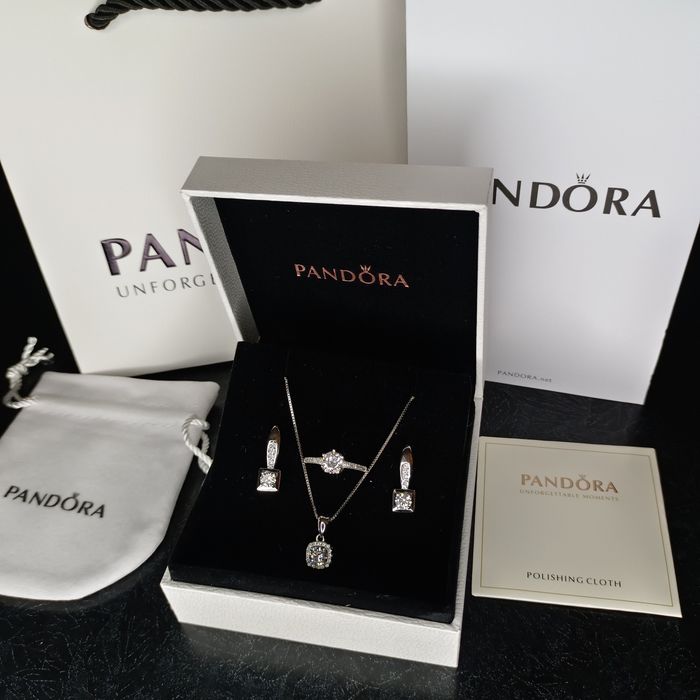 Пандора эксклюзивные наборы, серебро чистое