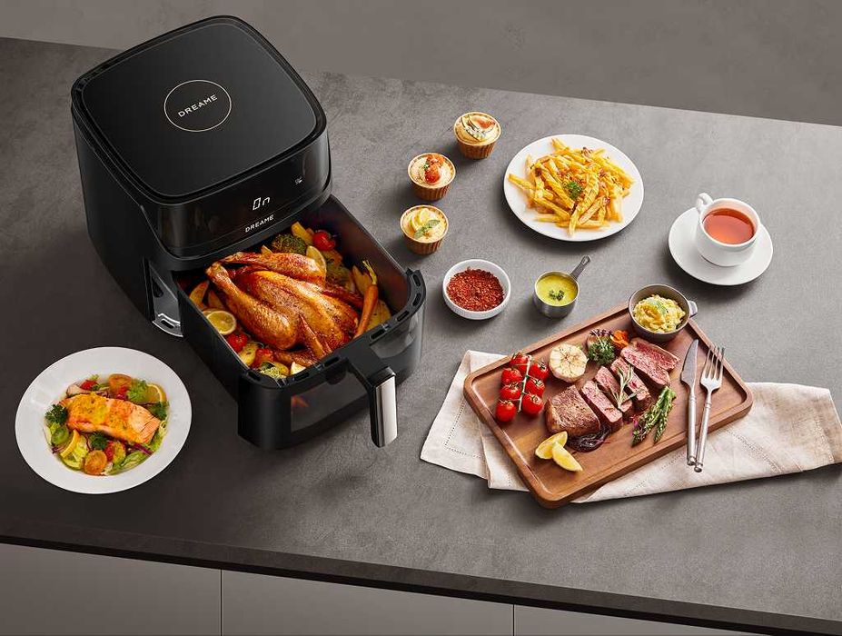 Фритюрница-аэрогриль Xiaomi Dreame Air Fryer AF10 (EU черный)