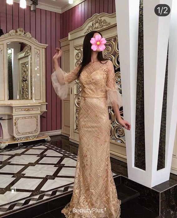 Вечернее платье с этикеткой