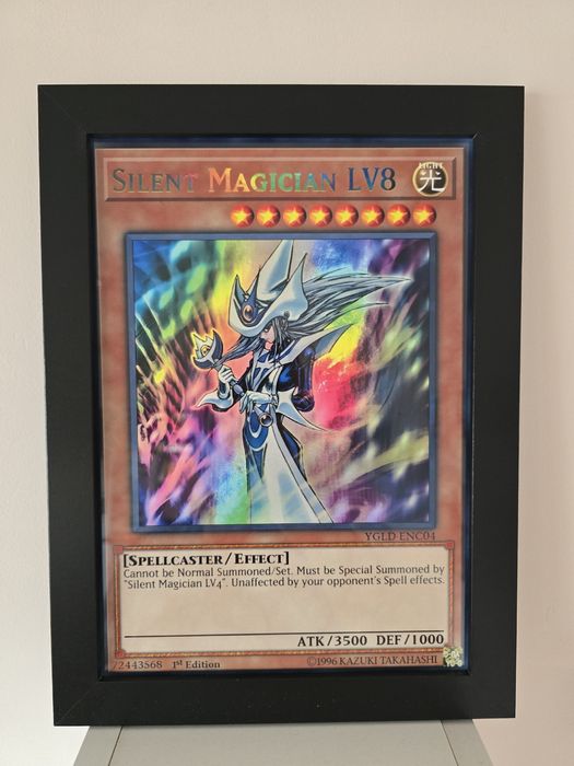 Югио (Yu-Gi-Oh!) Арт в Стилна Черна Рамка със Стъкло – 25x34 см