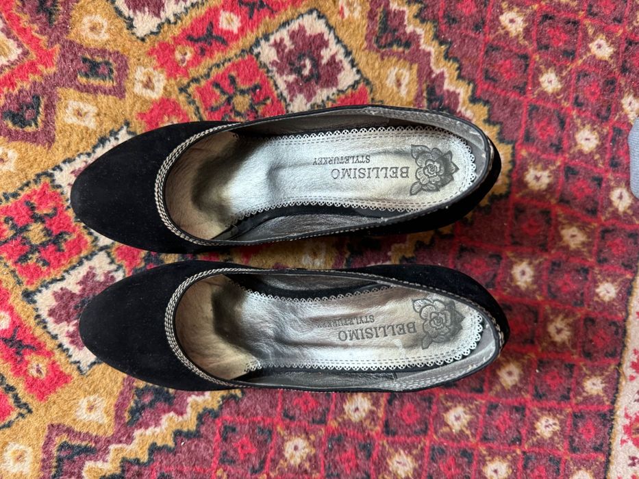 Туфли замшевые 40 размер