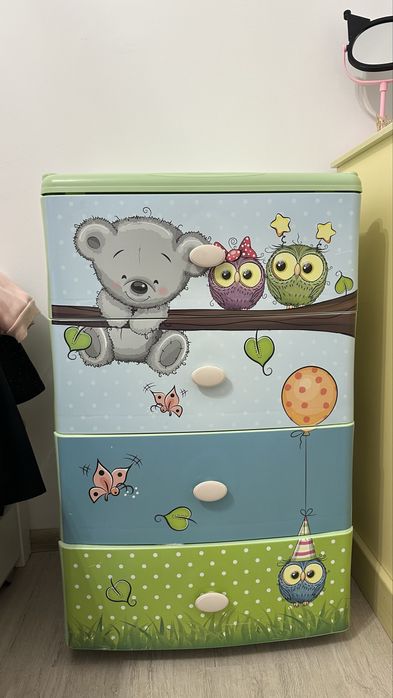 Детский комод пластиковый