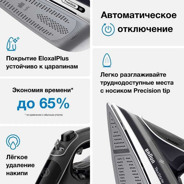 Braun TexStyle 5 SI5188BK — паровой утюг. Есть доставка