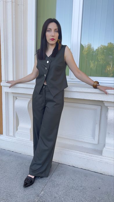 Дамски сет от вълна и плюш