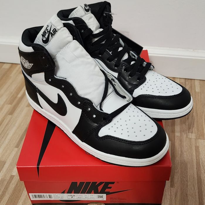 Air Jordan 1 Retro High 85 Black White BQ4422-001 (EU40,5 | US7.5 | UK