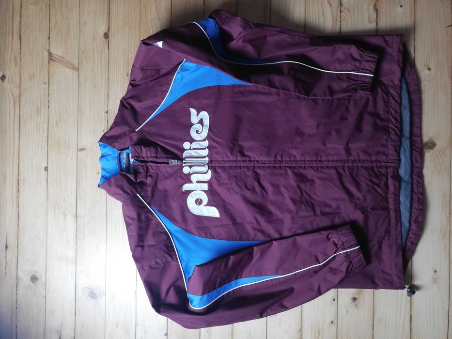 Majestic Sports Apparel - Rare Vintage - Phillies Windbreaker