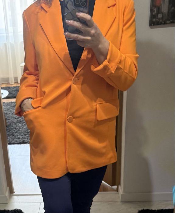 Sacou orange M Sinsay