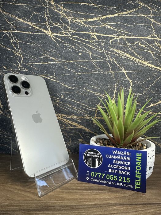 Iphone 16 Pro Max/512 Gb/Garantie 2 Ani Centrul de Telefoane/Rate