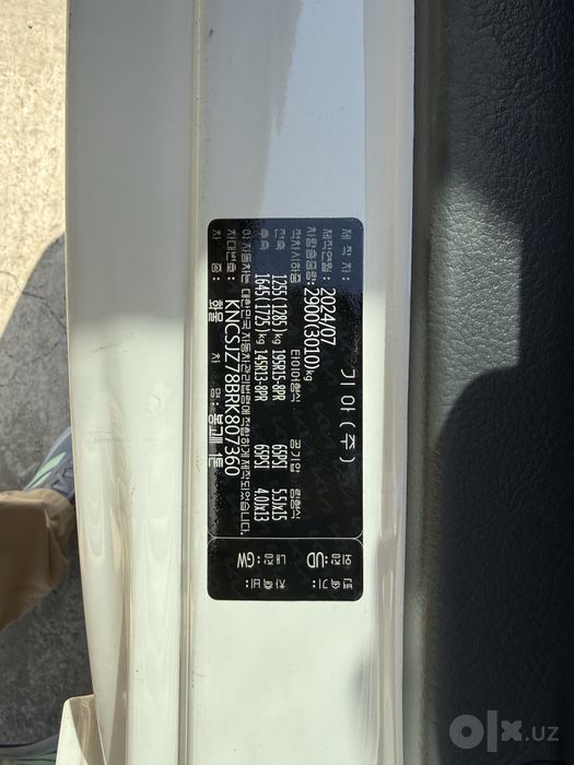 Kia Bongo III LPG 2024 yil  завадской пропан