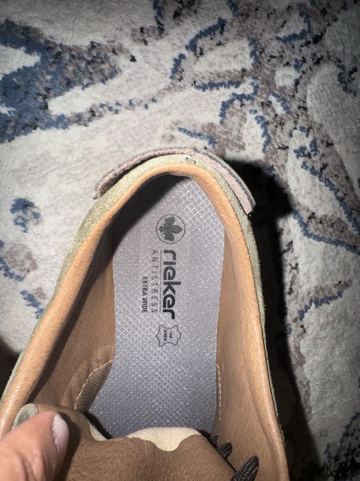 Мужская обувь RIEKER натуральный замш привозные