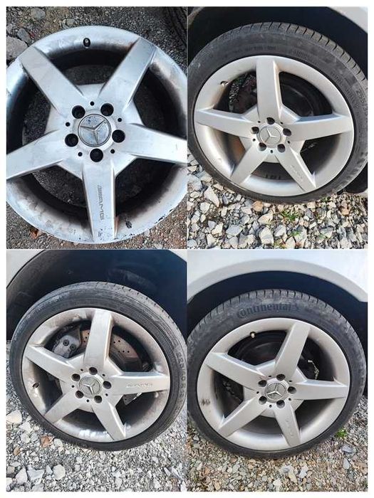 Джанти алуминиеви от Мерцедес цолове 15 и 16 17 18 и 19
