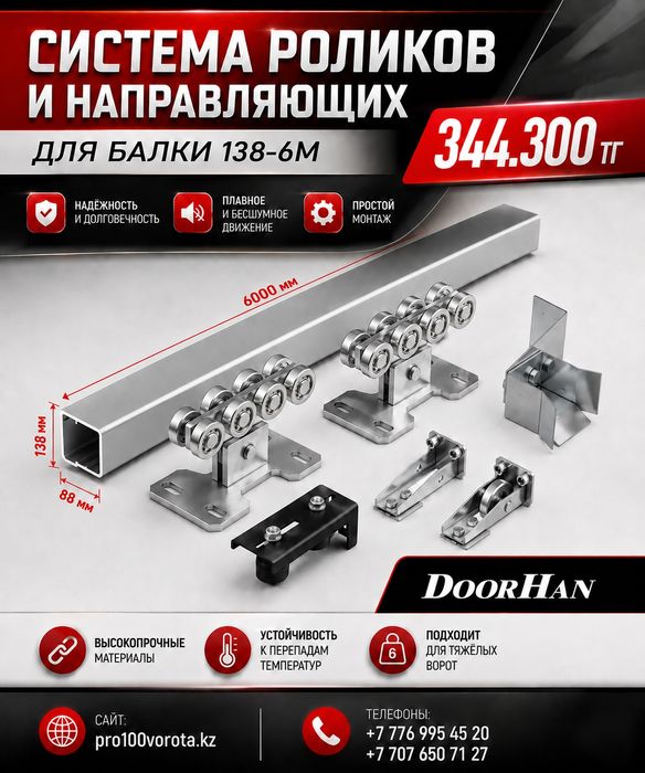 Комплект откатных