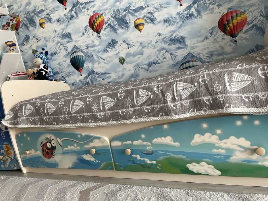 Детская кровать, трансформер до 7-лет