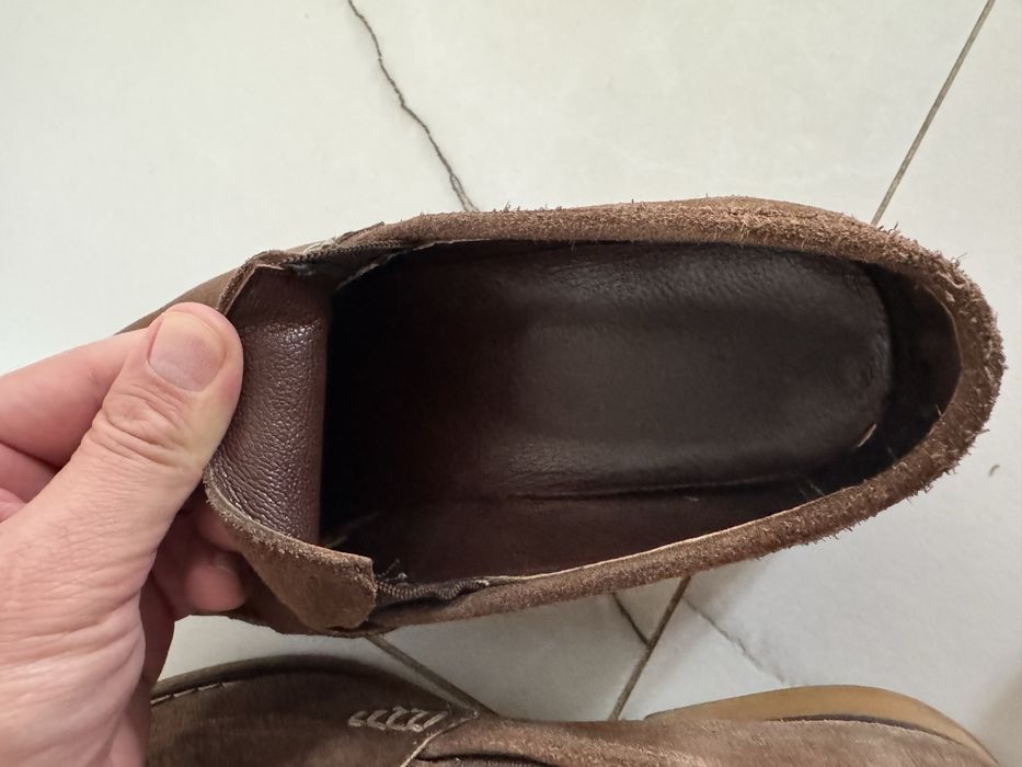 Замшевые лоферы  Suvari