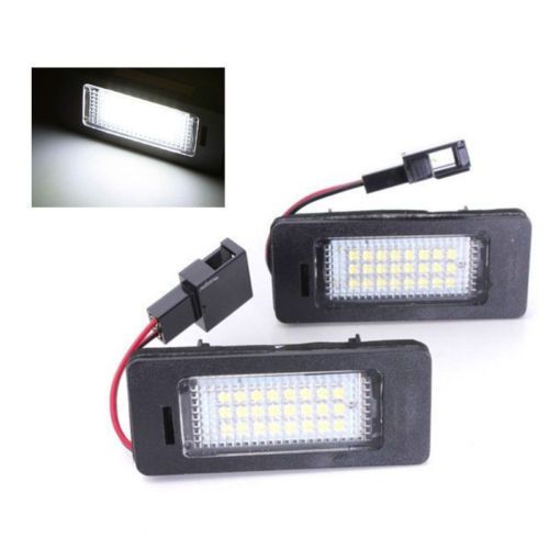 Лед плафони 24 диода оветление заден номер AUDI Q5 A4 A5 Ауди А6 А7