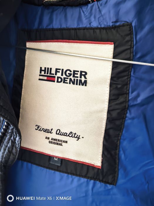 Vesta ORIGINALA  de iarna cu gluga  Tommy Hilfiger