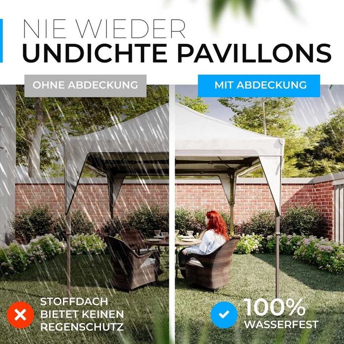 Husa de protectie pentru foisor de gradina  Acoperiș de ploaie foișor