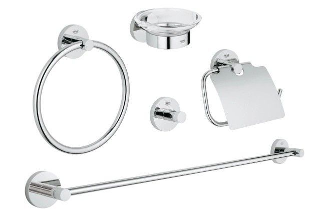 GROHE Essentials Cube Набор аксессуаров 5в1. Бренд GROHE. Германия!