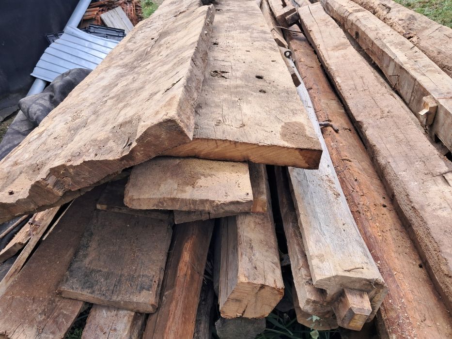 Vând lemn construcție vechi de stejar