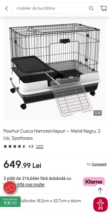 Cusca iepuri, hamsteri