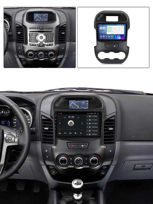 Navigatie Android 14 Ford Ranger 2010-2015  Waze CarPlay + CAMERA