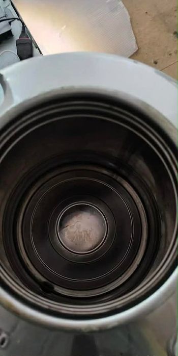 Италиански неръждаем съд INOX 110 л – много добро състояние с кран