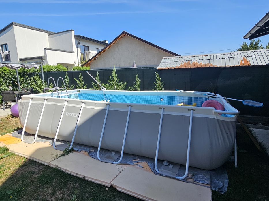 Piscina cadru metalic