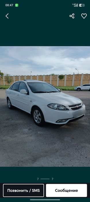 Chevrolet Lacetti / Gentra 2022