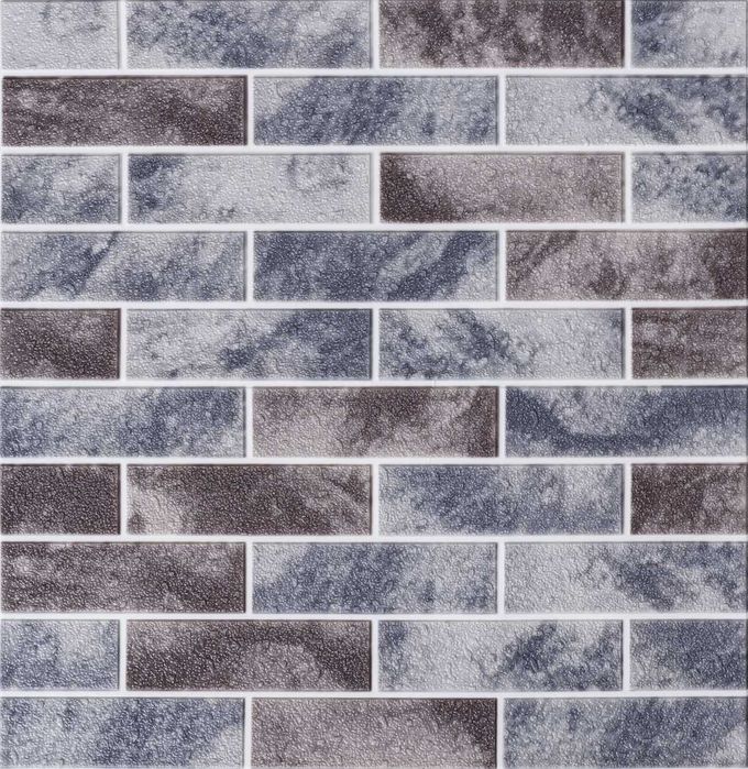 Самозалепващо пано тухли мраморно покритие 5мм