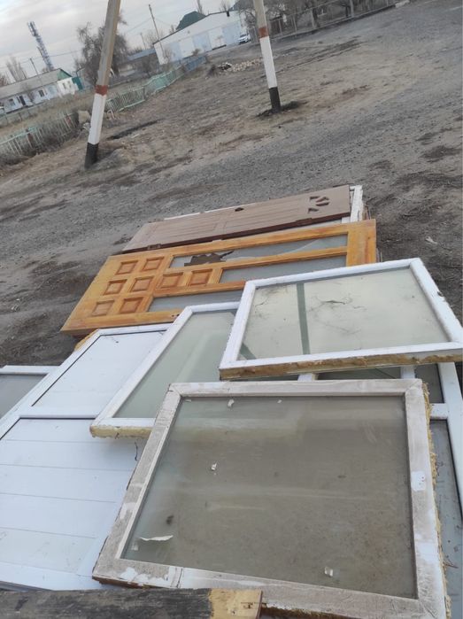 Терезе, есіктер б/у, срочно - Тасбөгет