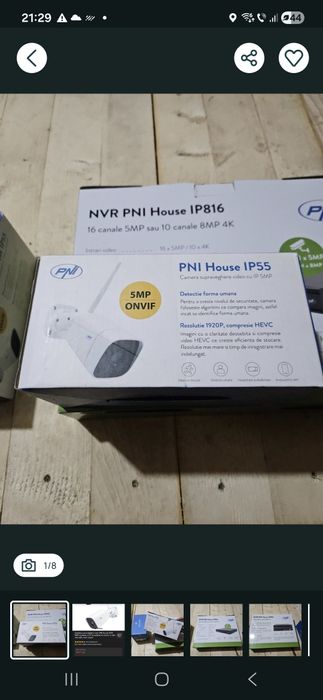 Sistem supraveghere PNI cu GARANTIE, transport  5lei