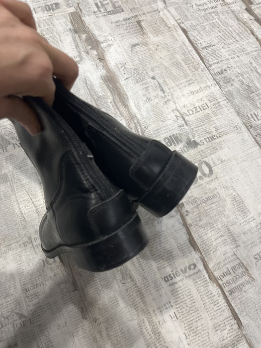 Детски кожени ботуши за езда HKM Córdoba Kids 34 - почти нови