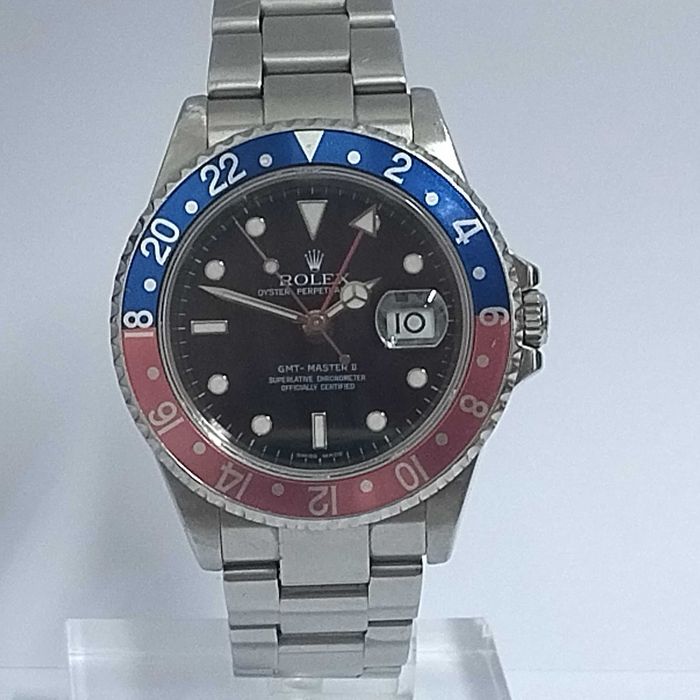 Rolex GMT Master II “Pepsi Rectangular dial” 16710 T