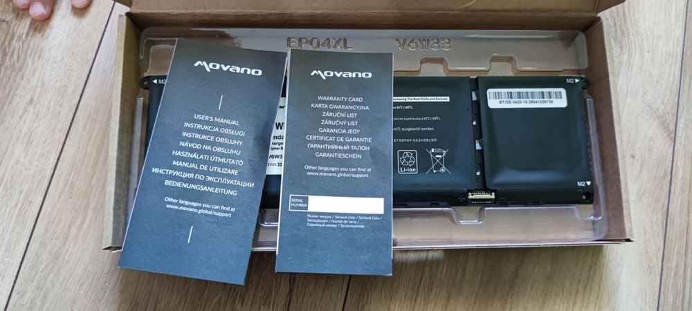 Baterie Laptop   Dell  V6W33.