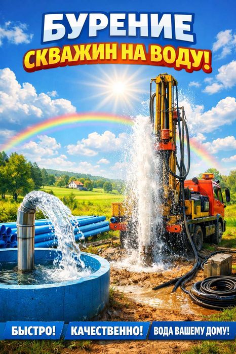 Бурение скважин на воду.