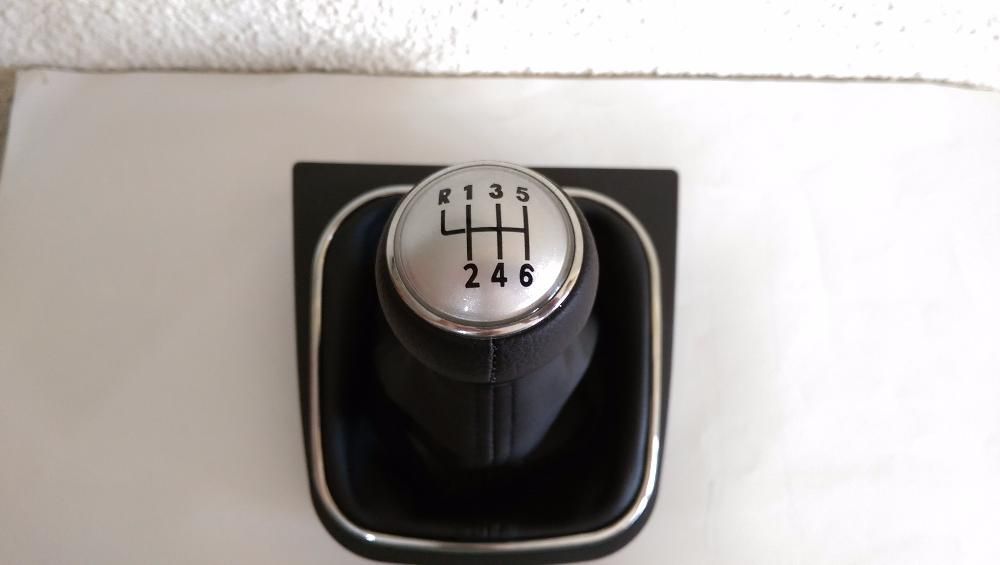 Manson schimbator + nuca PIELE + rama VW Golf 5 6 / Jetta cu 6 trepte