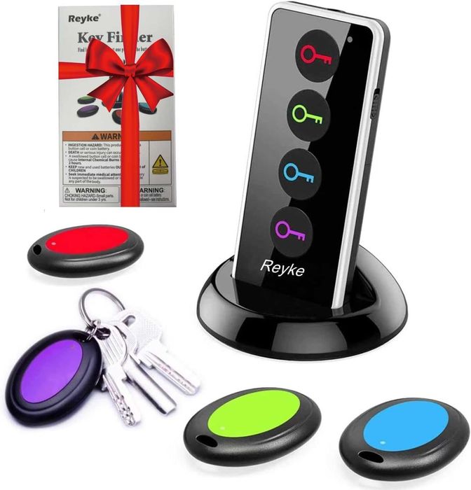 Key Finder безжичен локатор за ключове/предмети с 4 тагa,дистанционно